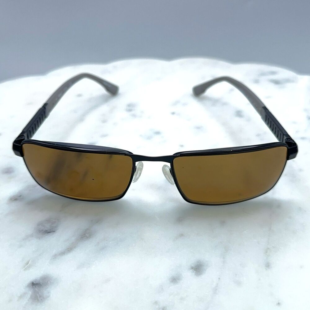 Flexon Latitude E1110 001 Black Rectangular Eyegl… - image 1